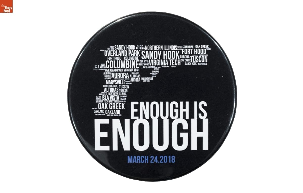 "March for Our Lives" Button, 2018