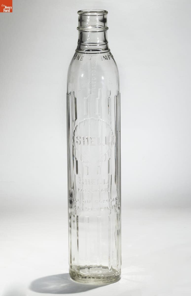 Shell "Motor Oil" Bottle,  circa 1934