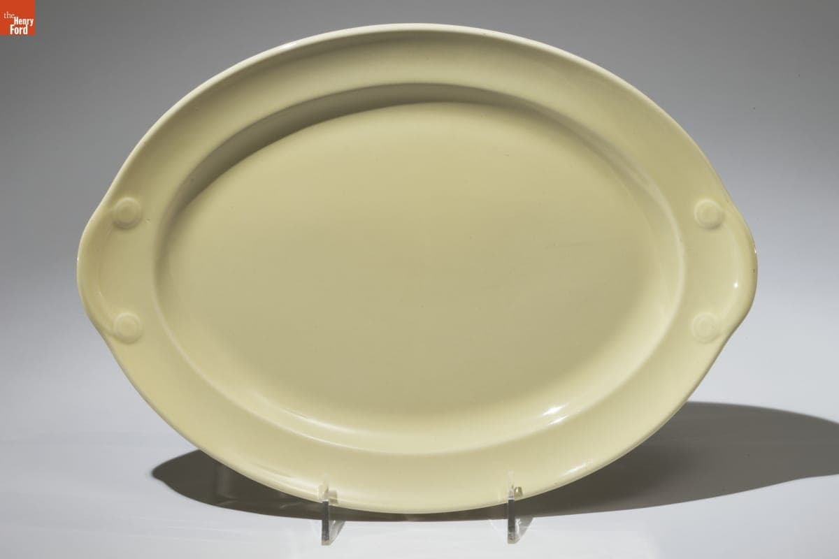Taylor, Smith & Taylor Company "Lu-Ray Pastels" Platter, 1946