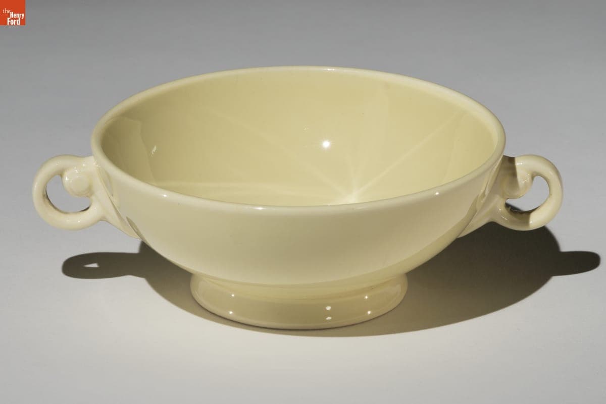 Taylor, Smith & Taylor Company "Lu-Ray Pastels" Soup Bowl, 1938-1961