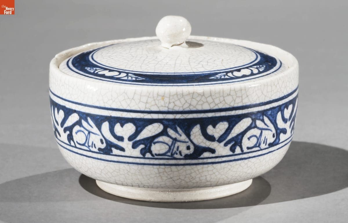 Covered Sugar Bowl, 1896-1929