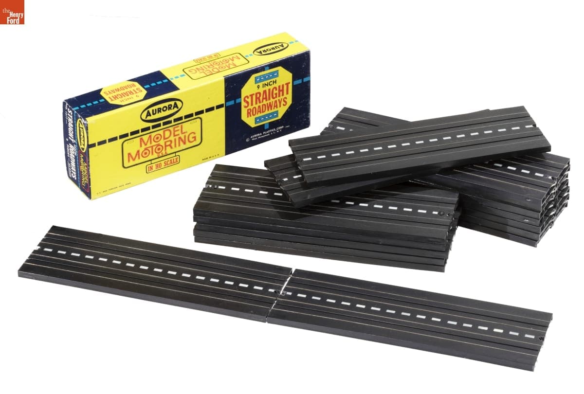 Sections of Slot Car Roadway, 1964-1968
