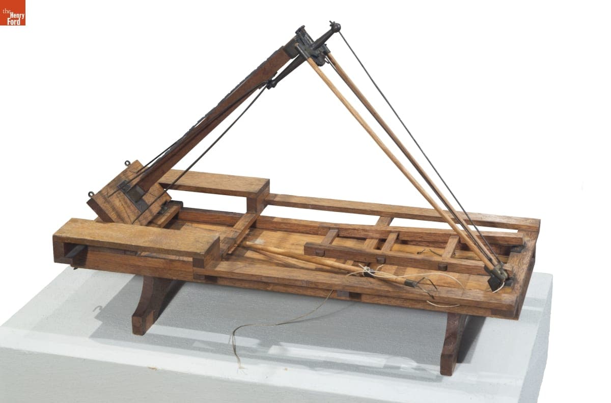 Model of Hay Lifting Fork, 1864