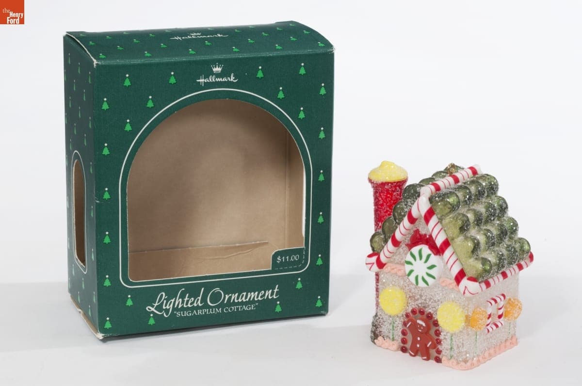 Hallmark "Sugarplum Cottage" Christmas Ornament, 1984-1986