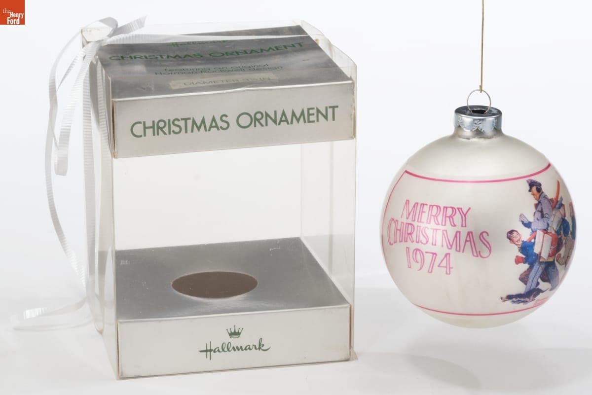 Hallmark "Norman Rockwell" Christmas Ornament, 1974
