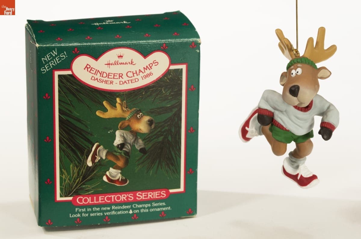 Hallmark "Reindeer Champs Series: Dasher" Christmas Ornament, 1986