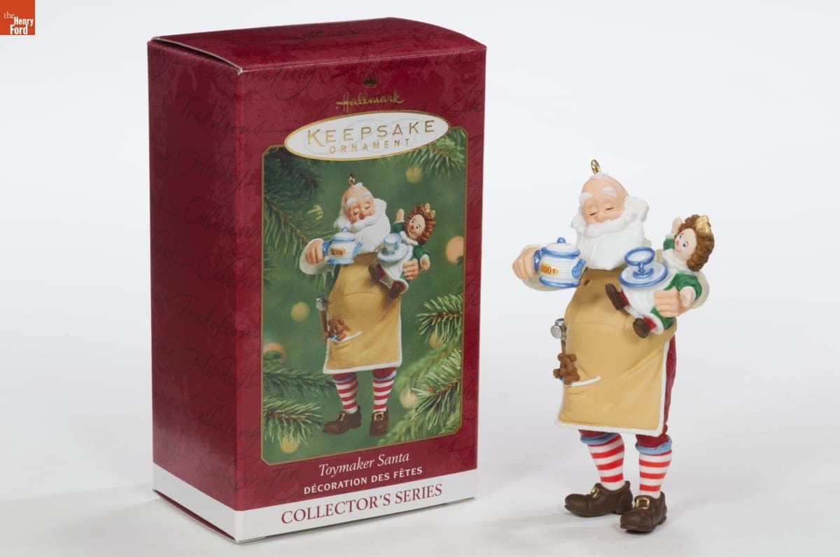 Hallmark "Toymaker Santa Series" Christmas Ornament, 2001