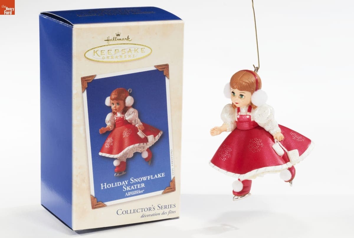 Hallmark "Madame Alexander Series: Holiday Snowflake Skater" Christmas Ornament, 2003