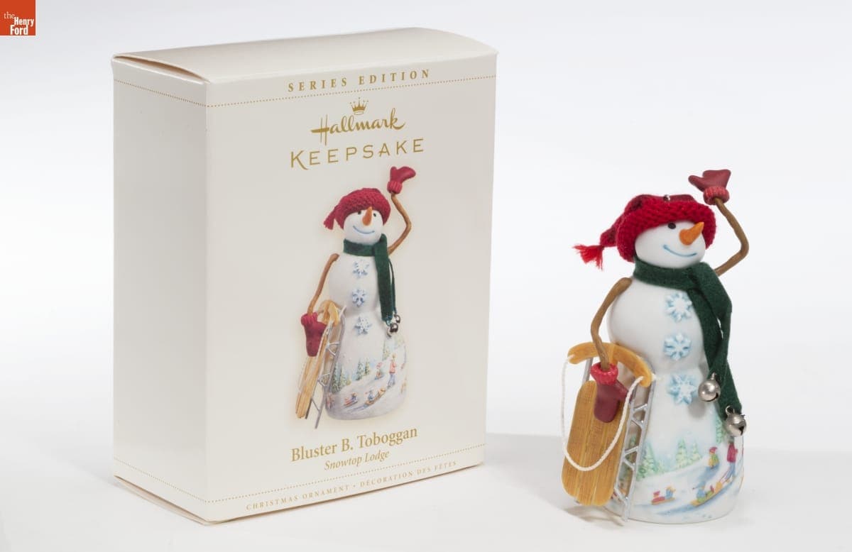 Hallmark "Snowtop Lodge Series: Bluster B. Toboggan" Christmas Ornament, 2006