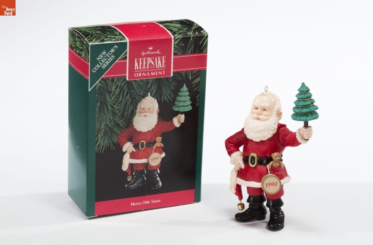 Hallmark "Merry Olde Santa Series" Christmas Ornament, 1990