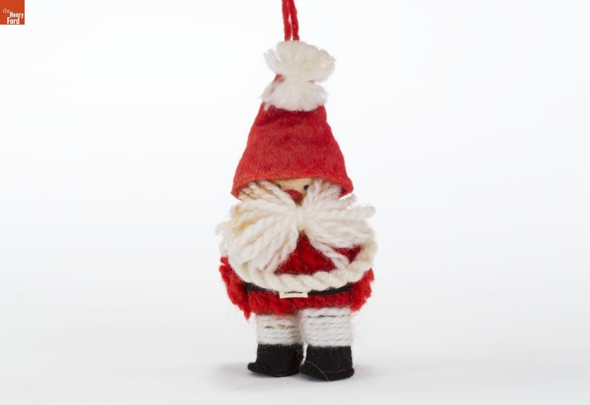 Hallmark "Yarn Ornament: Santa" Christmas Ornament, 1975