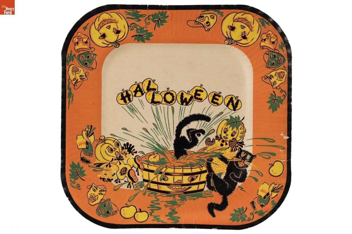 Halloween Party Plate, circa 1930