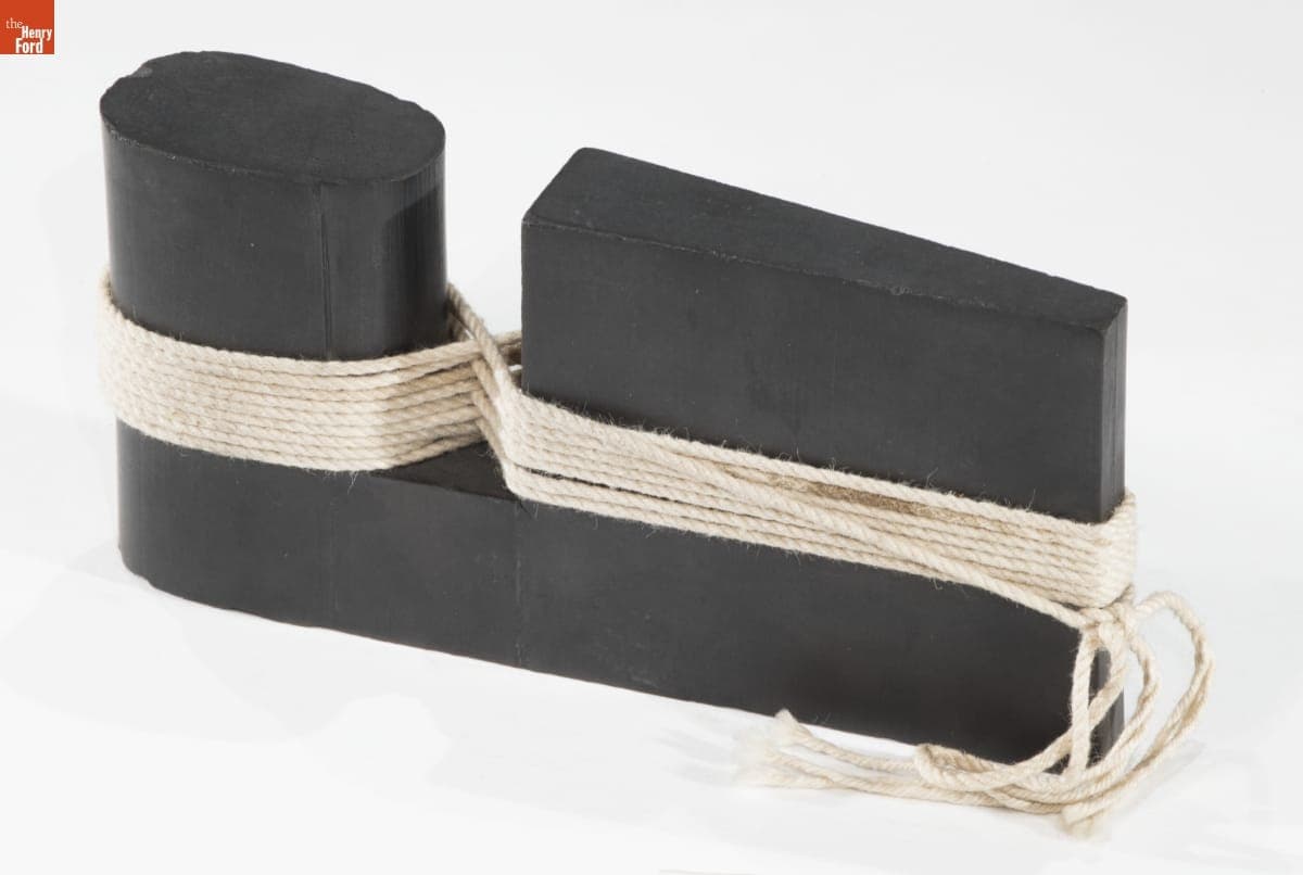 Carbon Filament Block, circa 1895