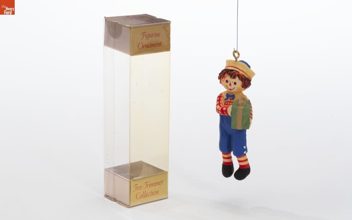 Hallmark "Adorable Adornments: Raggedy Andy" Christmas Ornament, 1975