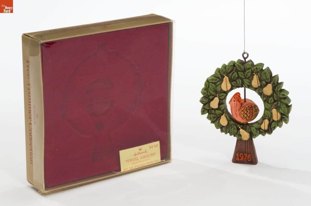 Hallmark "Twirl-Abouts: Partridge" Christmas Ornament, 1976