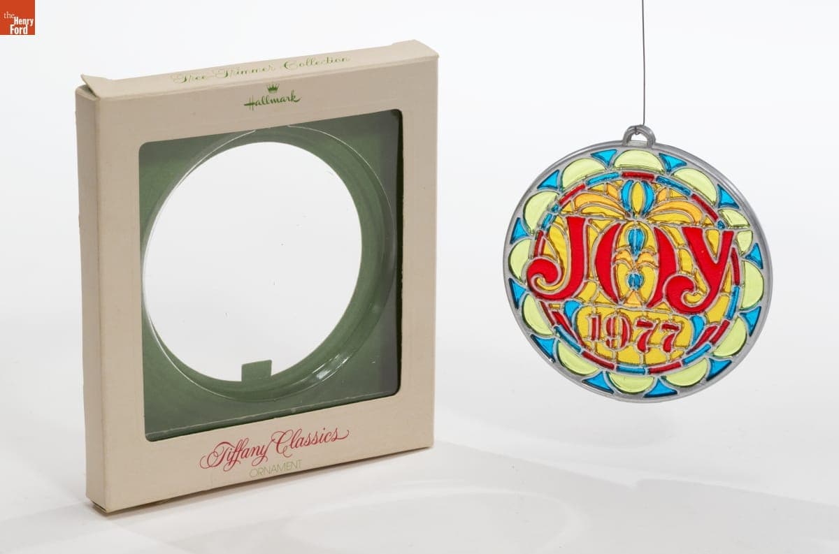 Hallmark "Tiffany Classics: Joy" Christmas Ornament, 1977