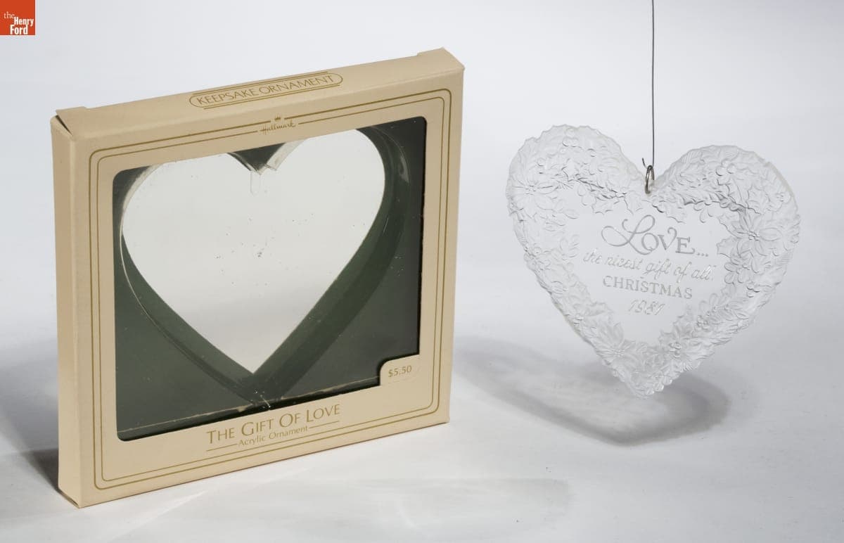 Hallmark "Holiday Highlights: The Gift of Love" Christmas Ornament, 1981