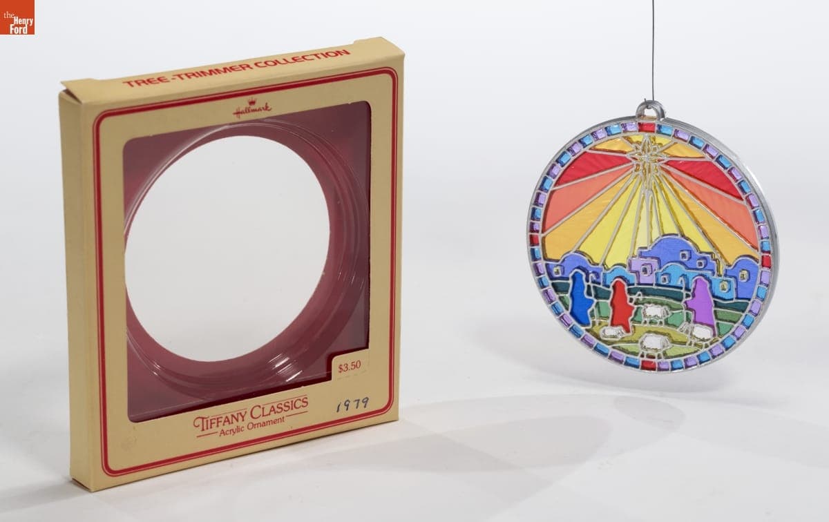 Hallmark "Tiffany Classics: Star Over Bethlehem" Christmas Ornament, 1979