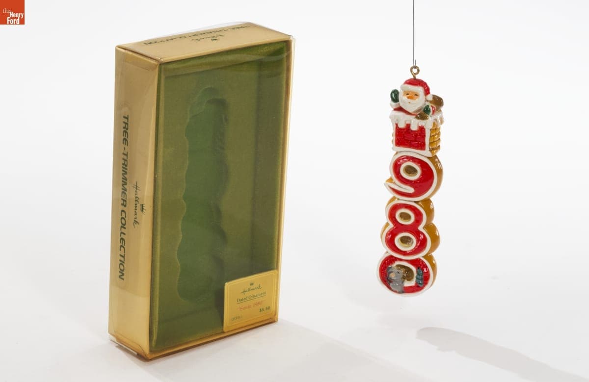 Hallmark "Santa 1980" Christmas Ornament, 1980