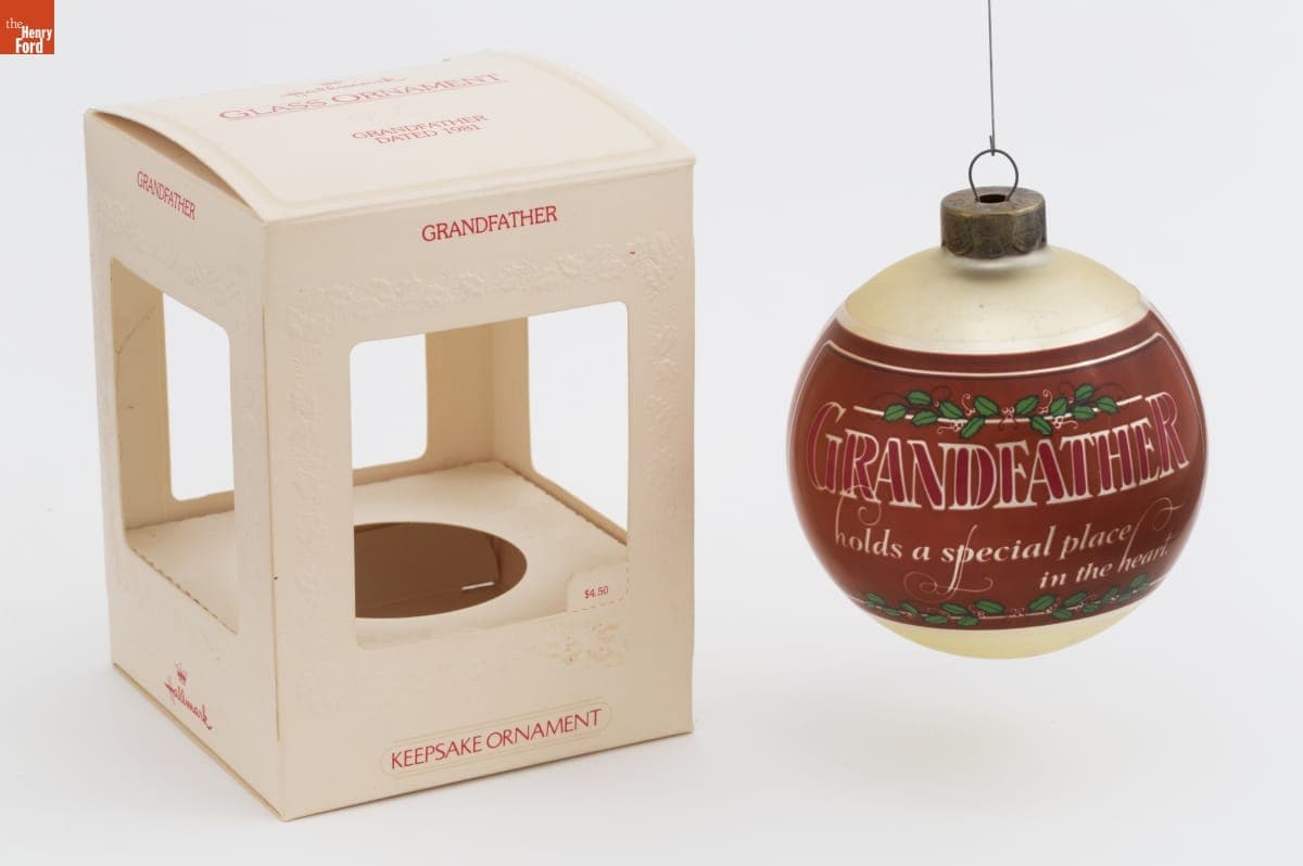 Hallmark "Grandfather" Christmas Ornament, 1981