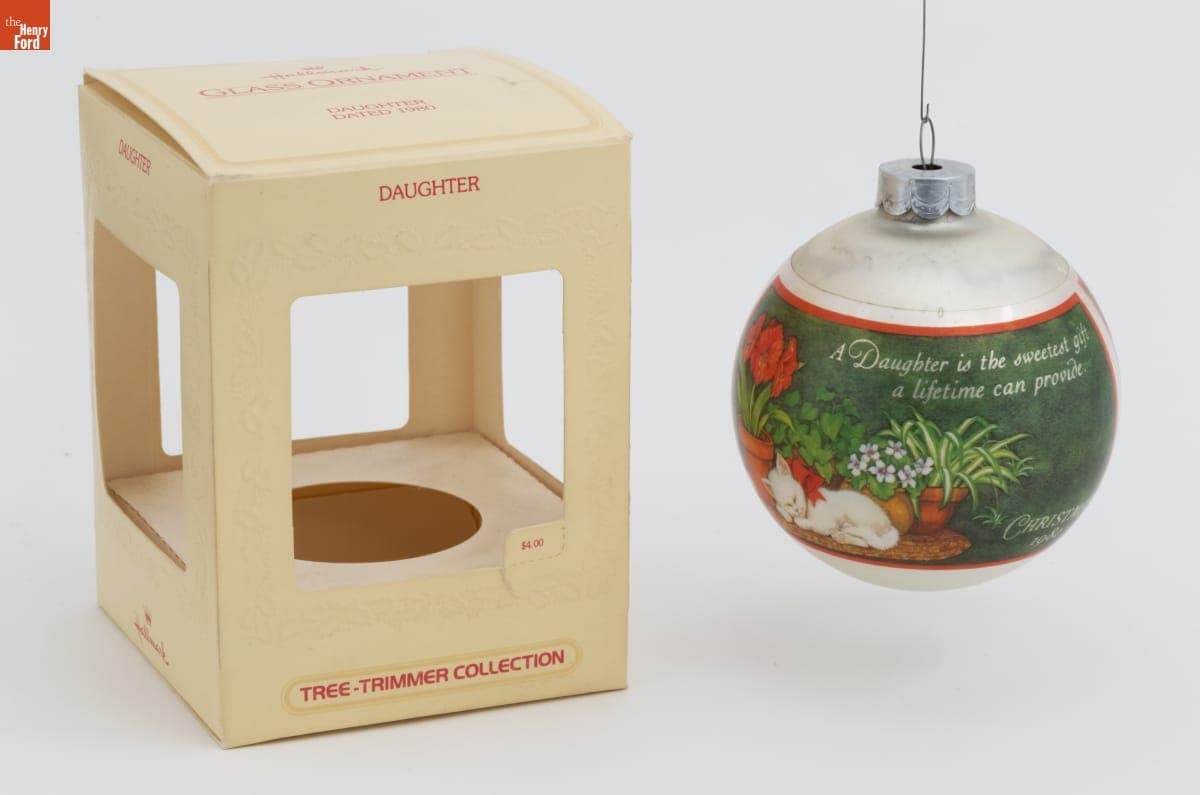 Hallmark "Daughter" Christmas Ornament, 1980