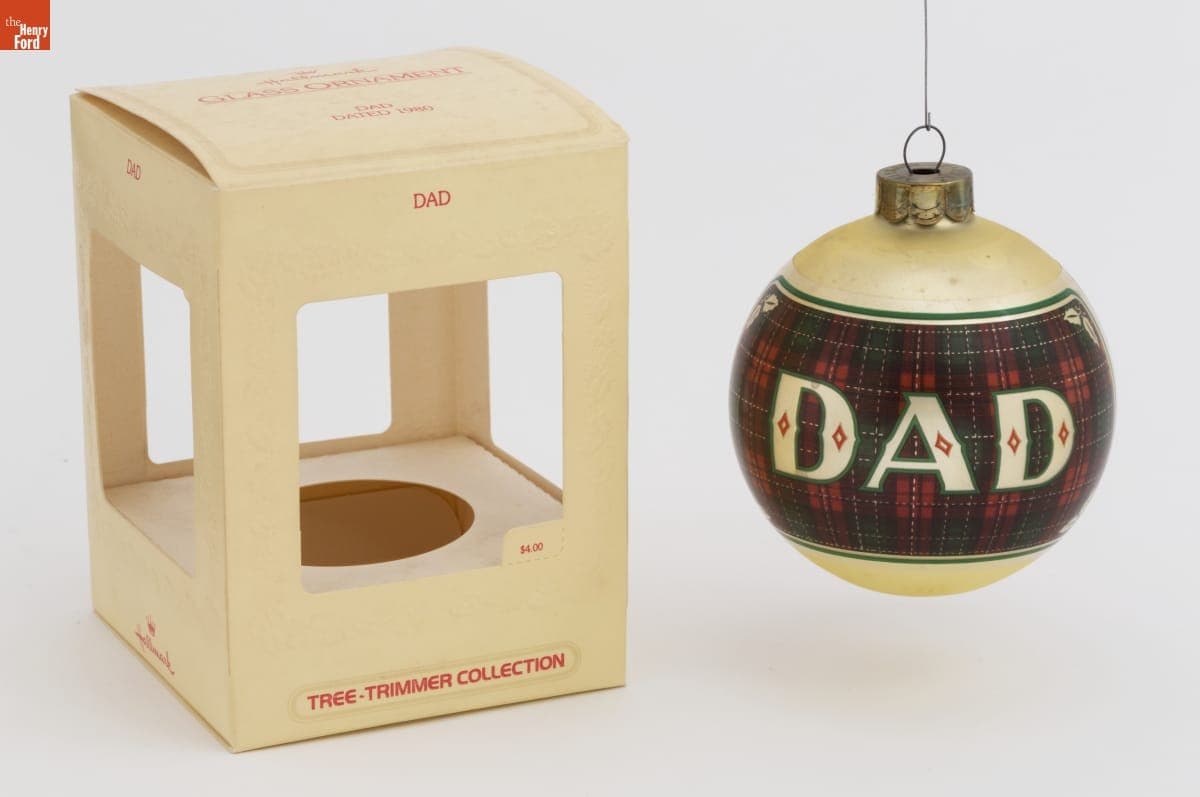 Hallmark "Dad" Christmas Ornament, 1980