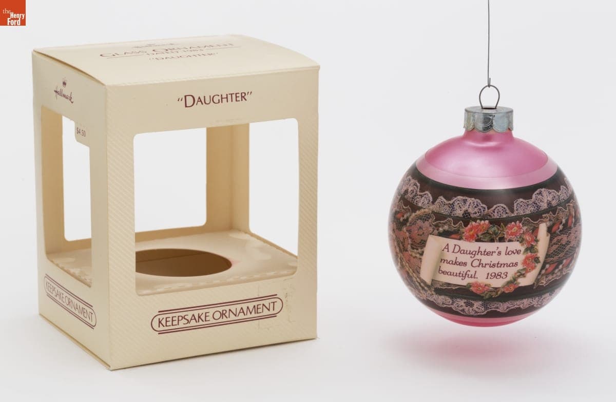 Hallmark "Daughter" Christmas Ornament, 1983