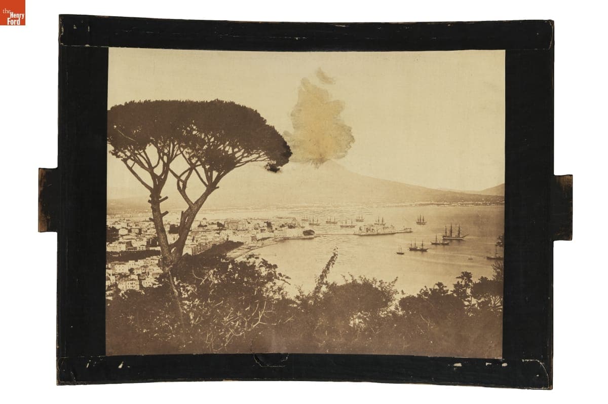 Megalethoscope Slide, "Panorama of Naples"