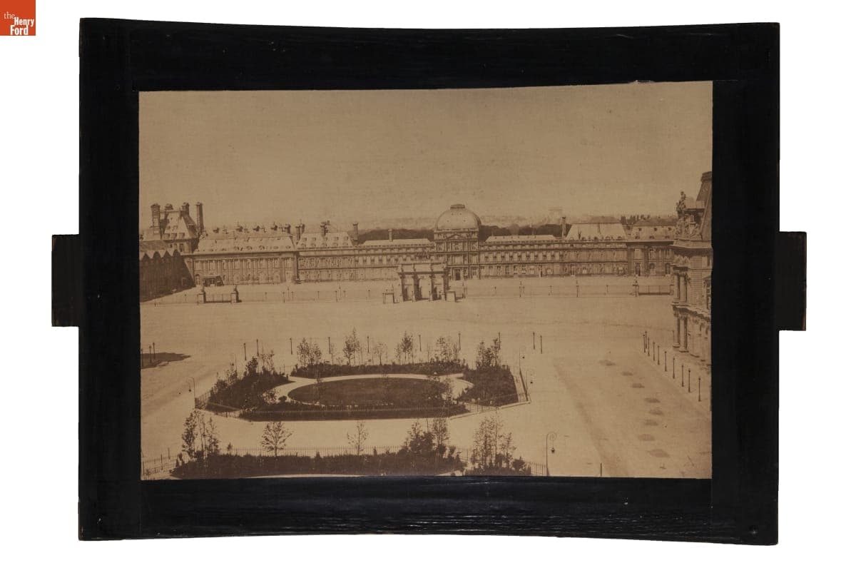 Megalethoscope Slide, "Paris, Palais Imperial"