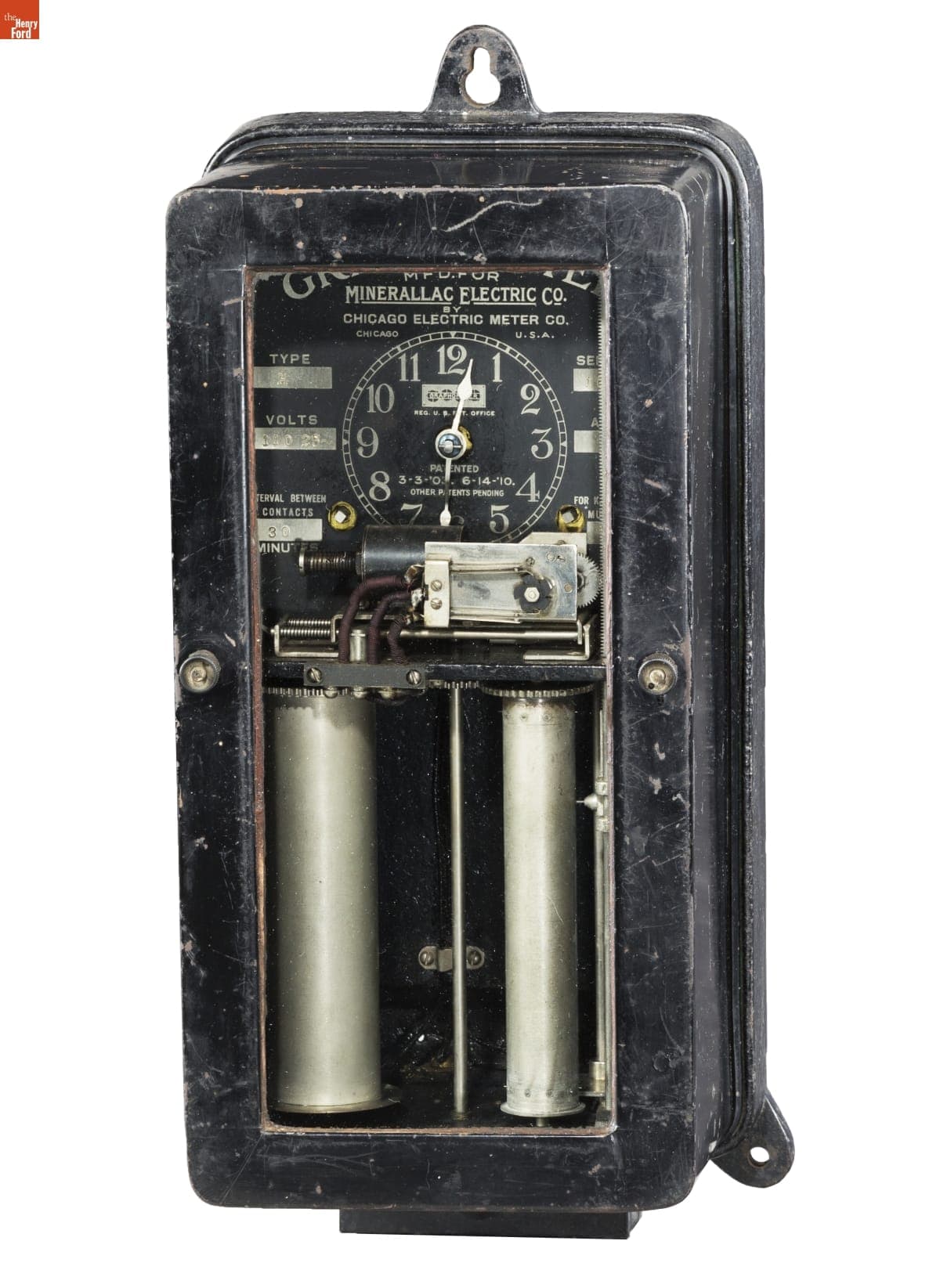 Chicago Electric Meter Co. Type H Graphometer, 1910-1915