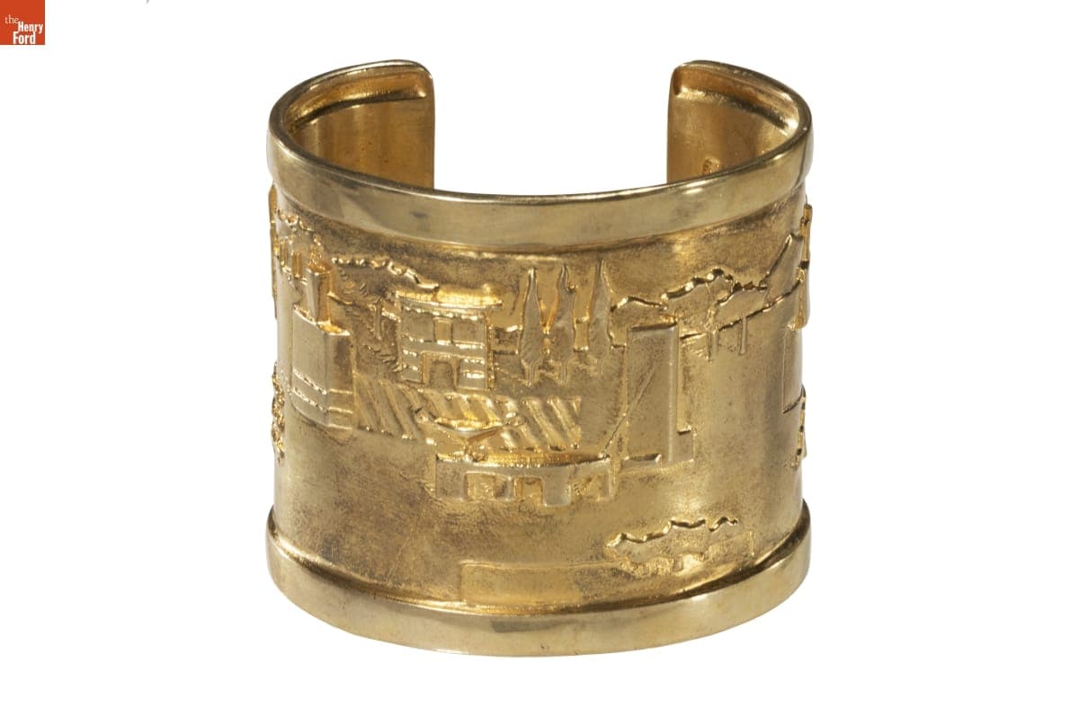"Archaic Landscape" Cuff Bracelet, 1991