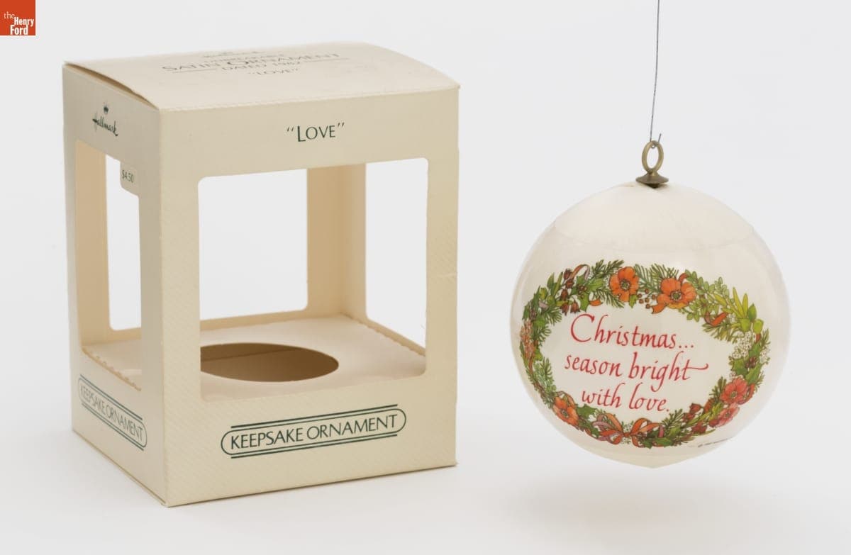 Hallmark "Love" Christmas Ornament, 1982