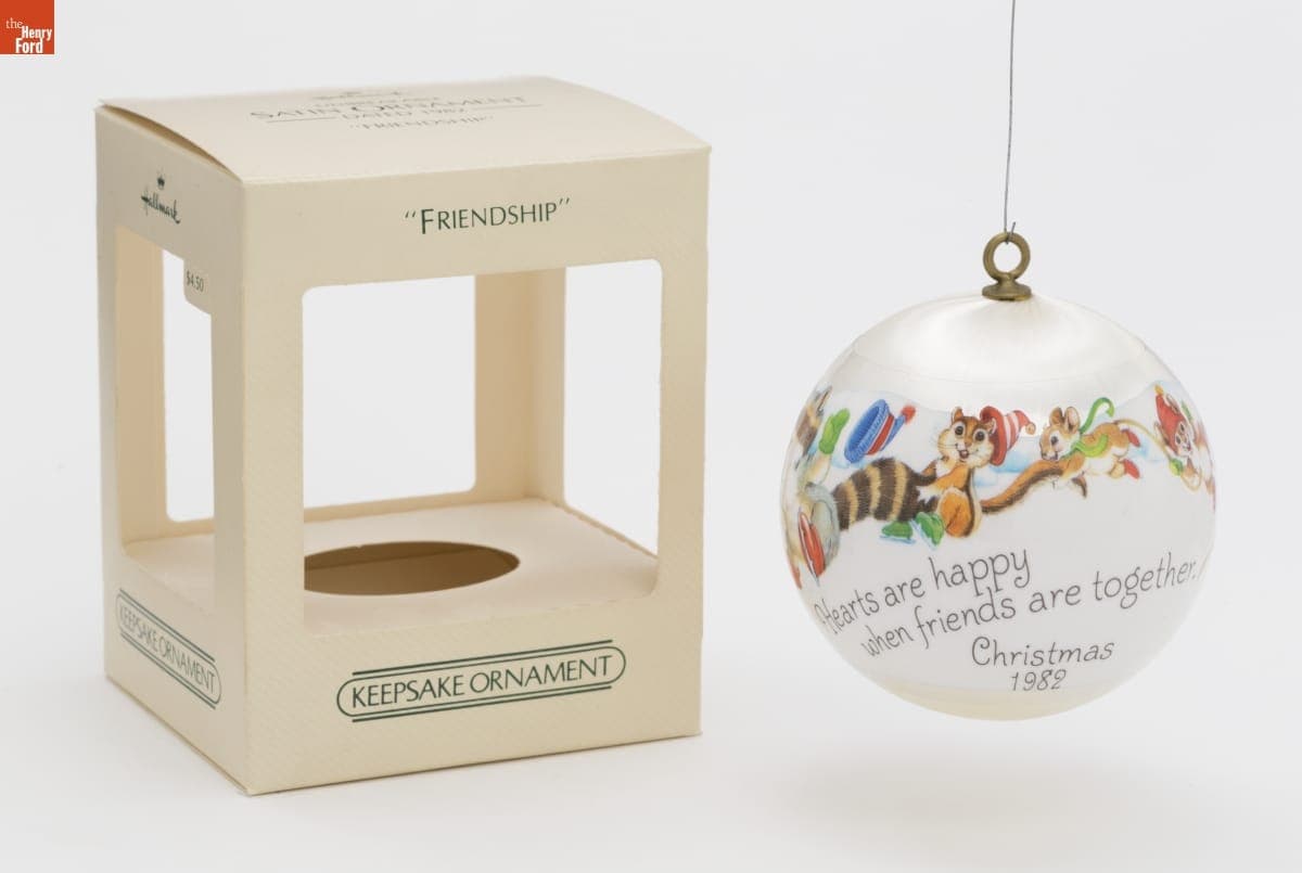 Hallmark "Friendship" Christmas Ornament, 1982