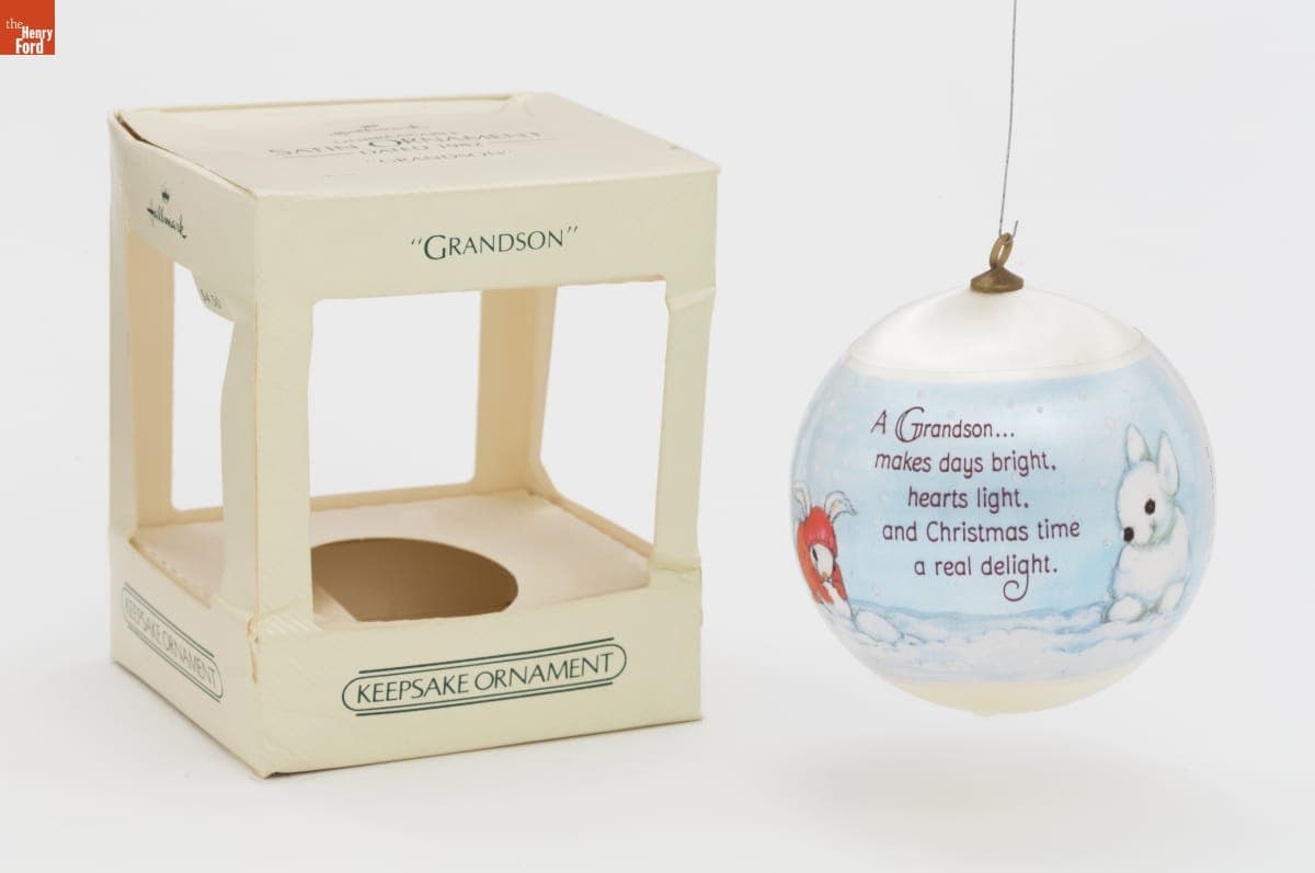 Hallmark "Grandson" Christmas Ornament, 1982