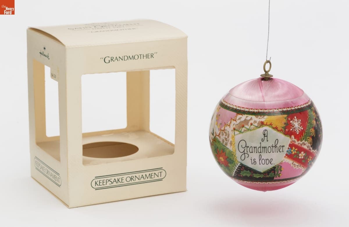 Hallmark "Grandmother" Christmas Ornament, 1982