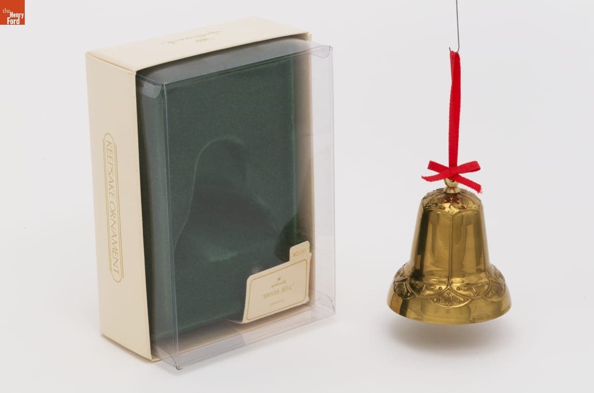 Hallmark "Brass Bell" Christmas Ornament, 1982