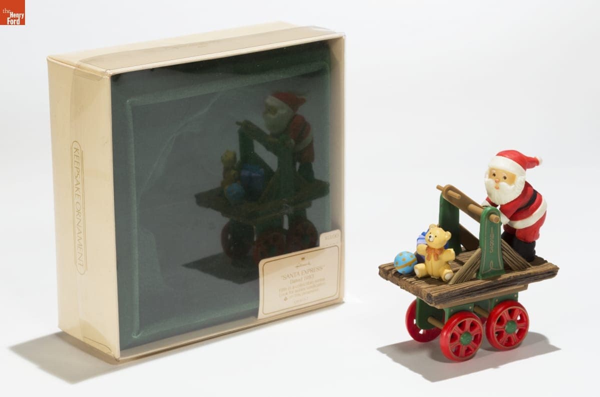 Hallmark "Here Comes Santa Series: Santa Express" Christmas Ornament, 1983