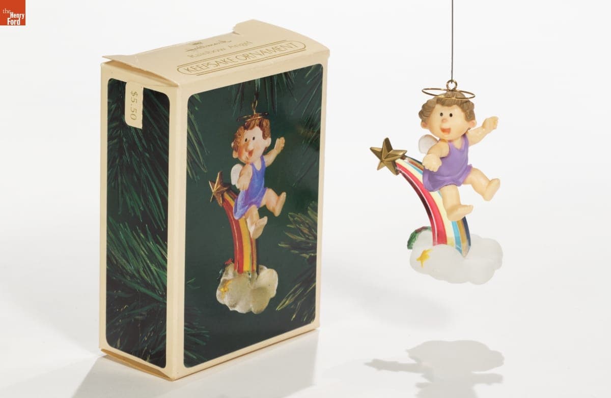 Hallmark "Rainbow Angel" Christmas Ornament, 1983