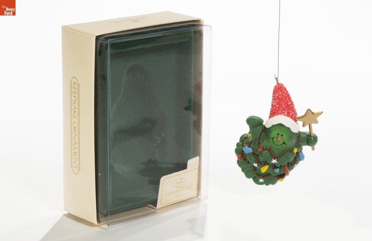 Hallmark "Jolly Christmas Tree" Christmas Ornament, 1982