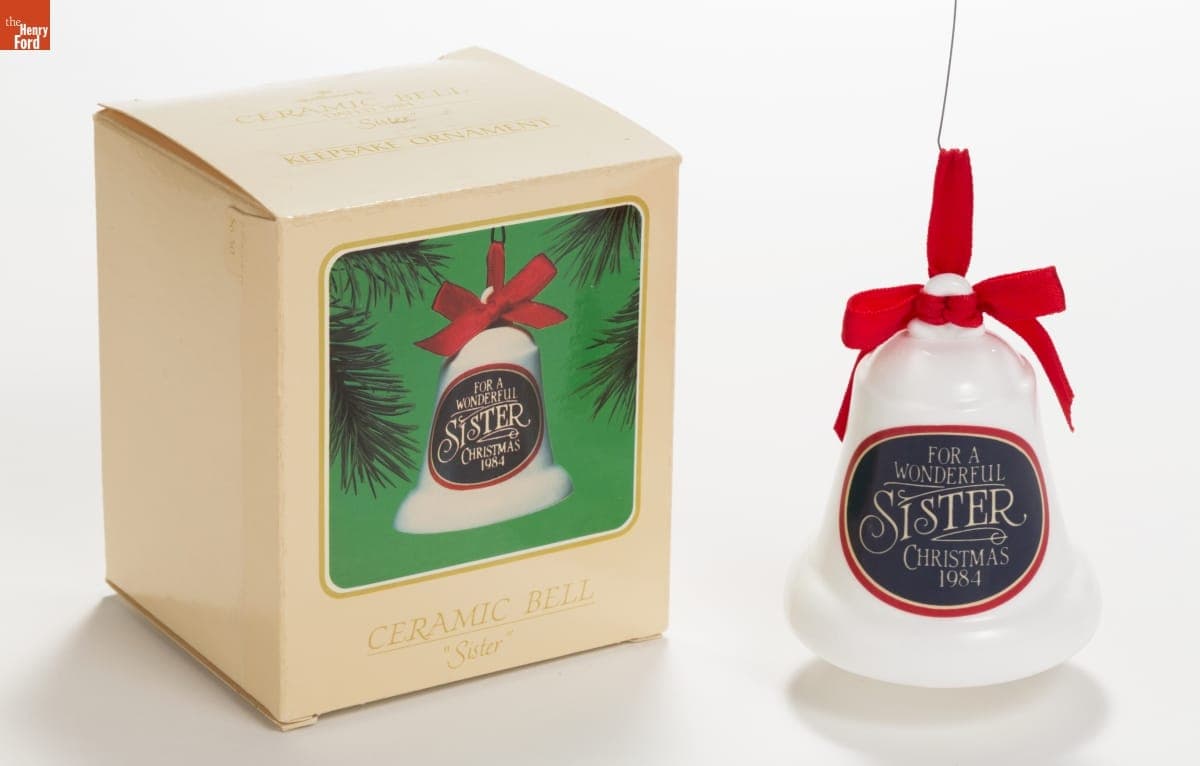 Hallmark "Sister" Christmas Ornament, 1984