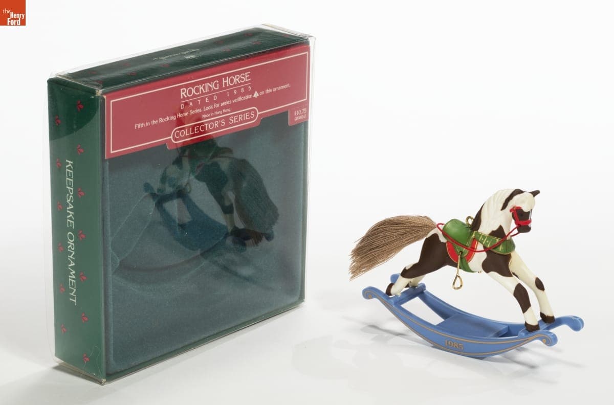 Hallmark "Rocking Horse Series" Christmas Ornament, 1985