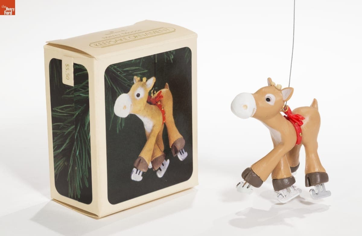 Hallmark "Little Trimmers: Merry Moose" Christmas Ornament, 1982