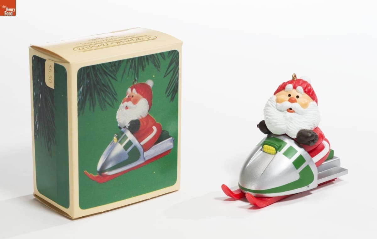Hallmark "Snowmobile Santa" Christmas Ornament, 1984