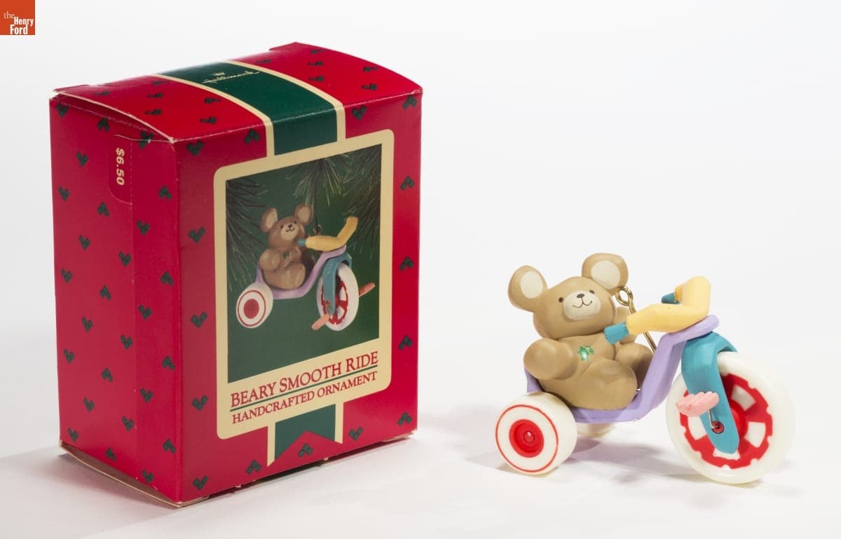 Hallmark "Beary Smooth Ride" Christmas Ornament, 1985