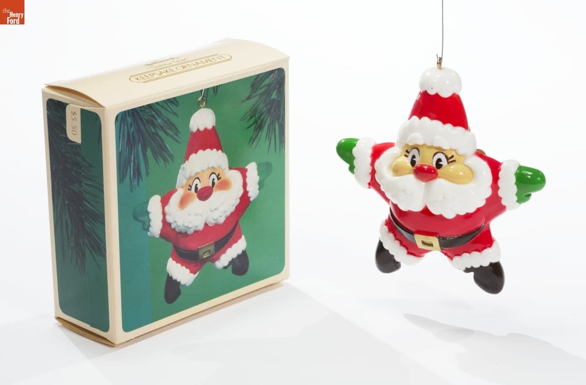 Hallmark "Santa Star" Christmas Ornament, 1984