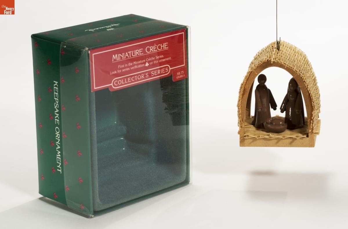 Hallmark "Miniature Creche" Christmas Ornament, 1985