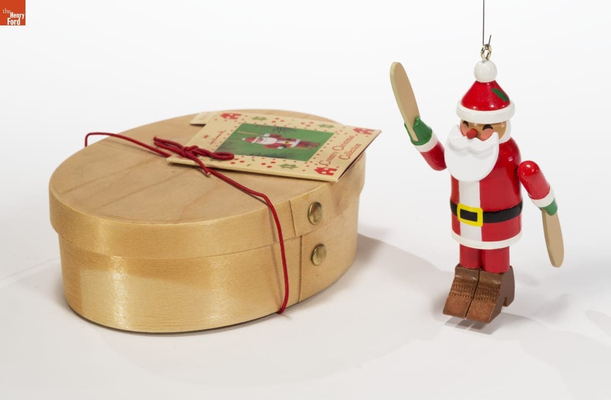 Hallmark "Country Christmas Collection: Whirligig Santa" Christmas Ornament, 1985