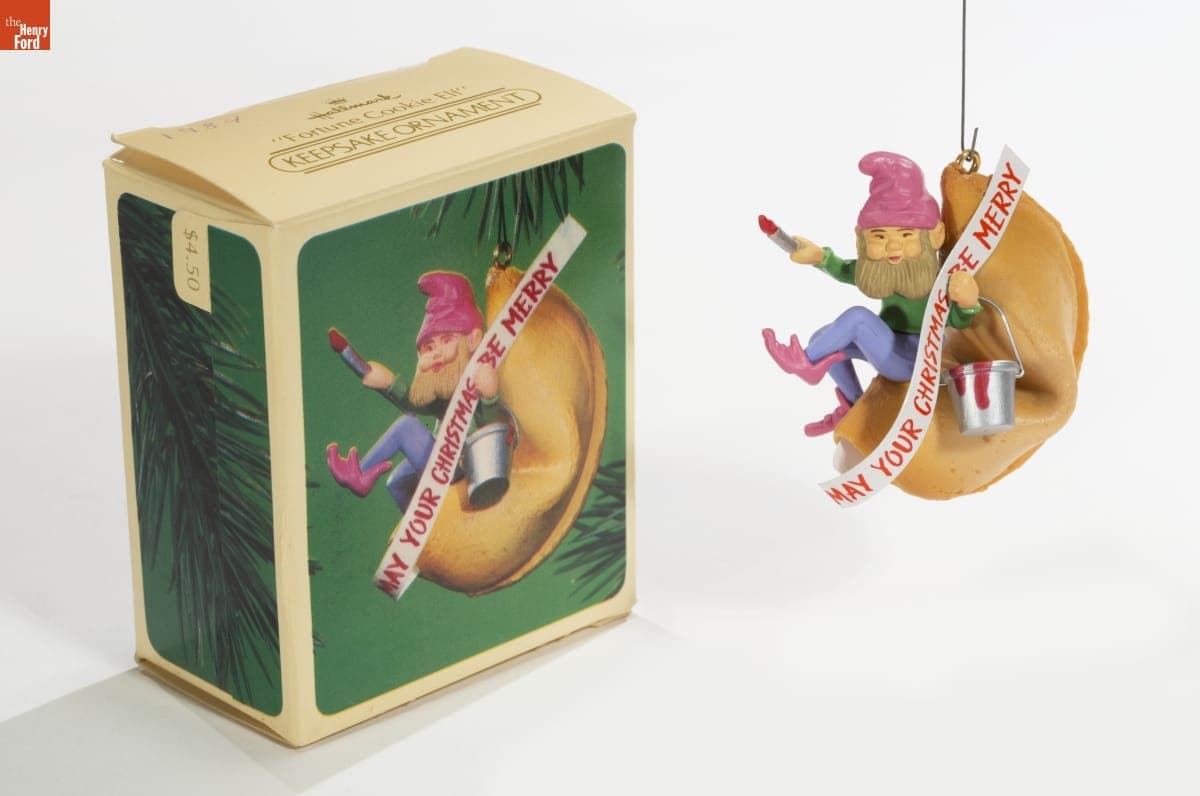 Hallmark "Fortune Cookie Elf" Christmas Ornament, 1984