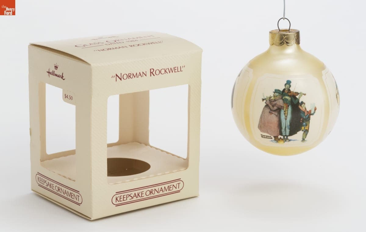Hallmark "Norman Rockwell" Christmas Ornament, 1984