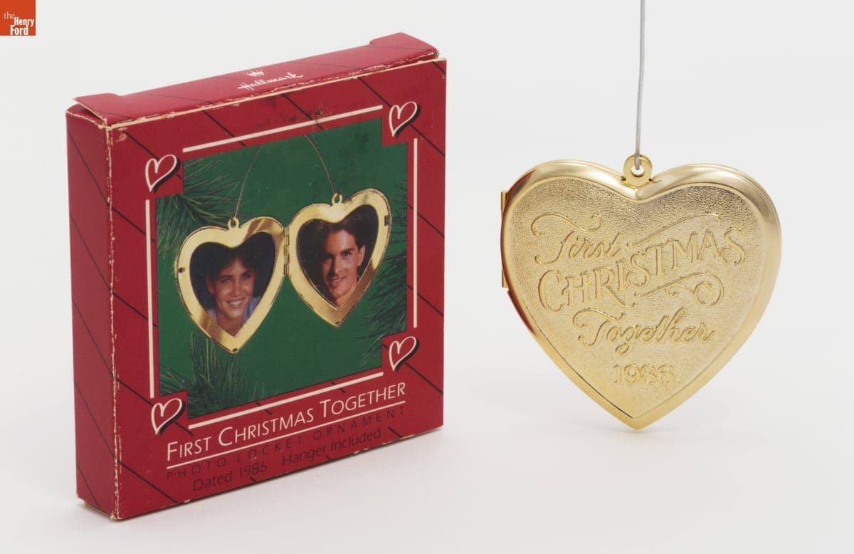 Hallmark "First Christmas Together Locket" Christmas Ornament, 1986